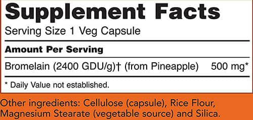 Bromelain 500mg